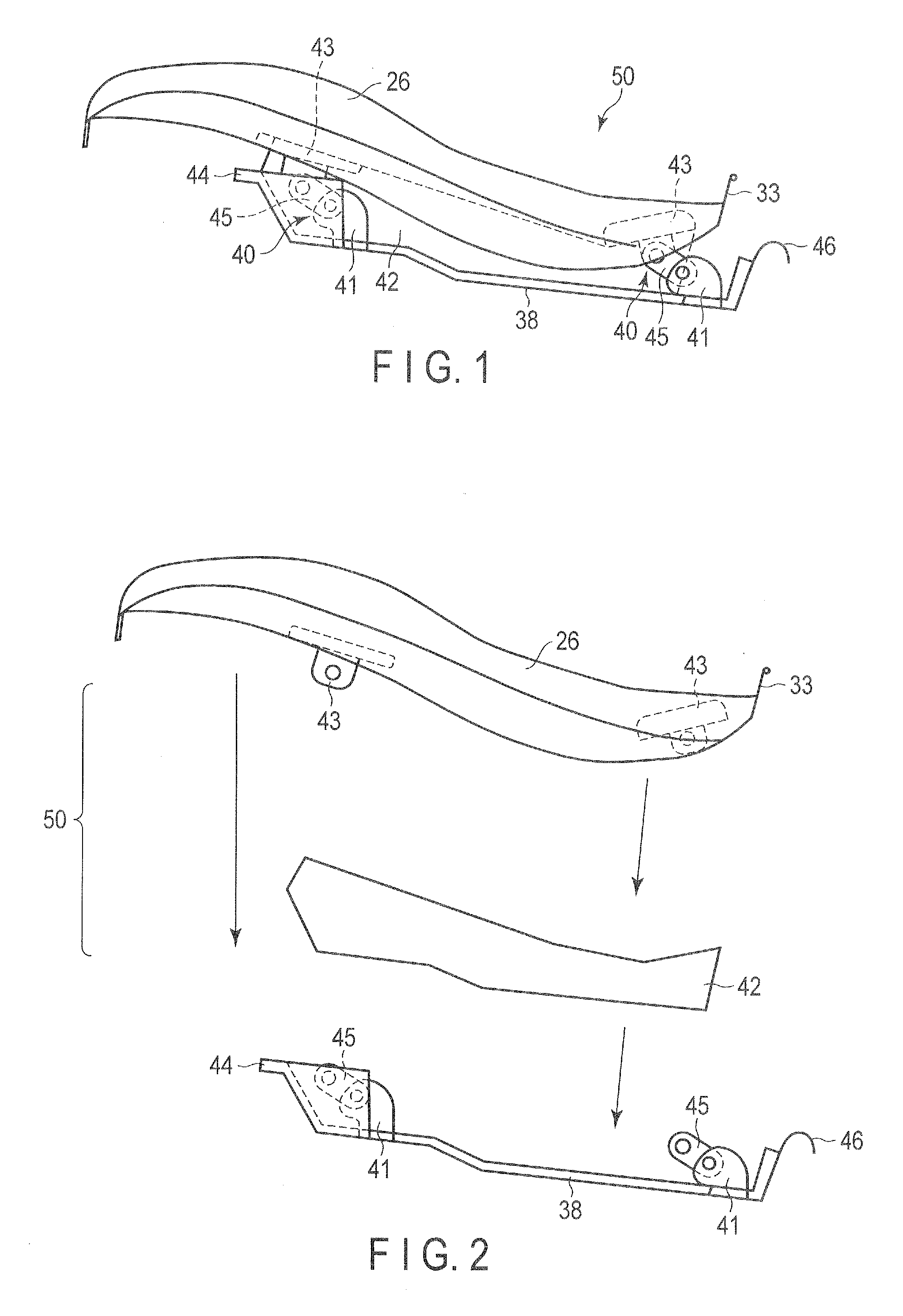Seat-cushion shell unit and shell seat for vehicle
