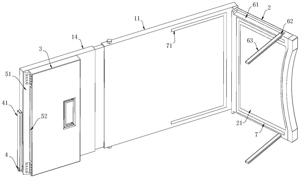 Patient stoma postoperative nursing method and nursing auxiliary device