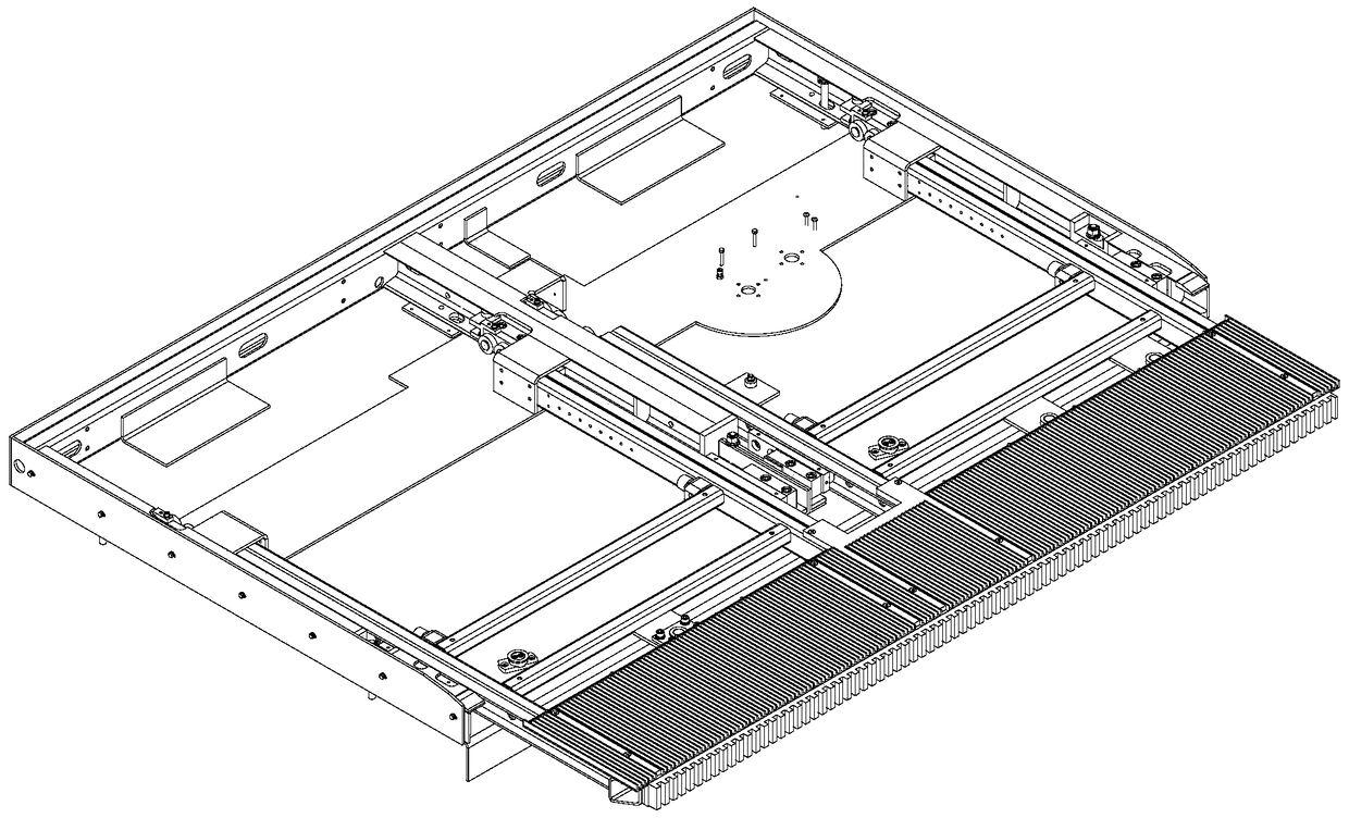 Weighing structure and gravity detection method of rail transit platform safety pedal