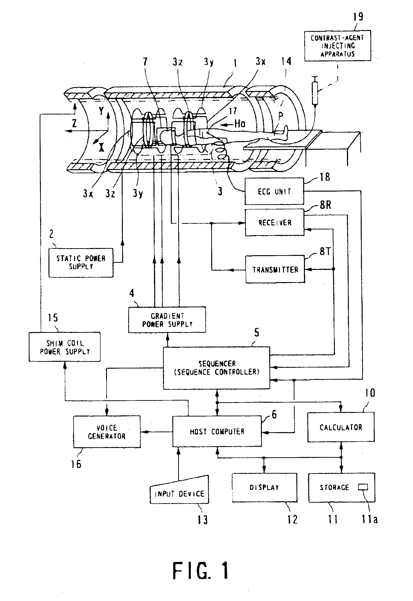 MR imaging system and data acquisition method