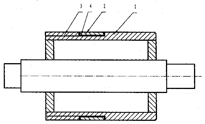 Steel billet feeding cylinder and the method of making and repairing it