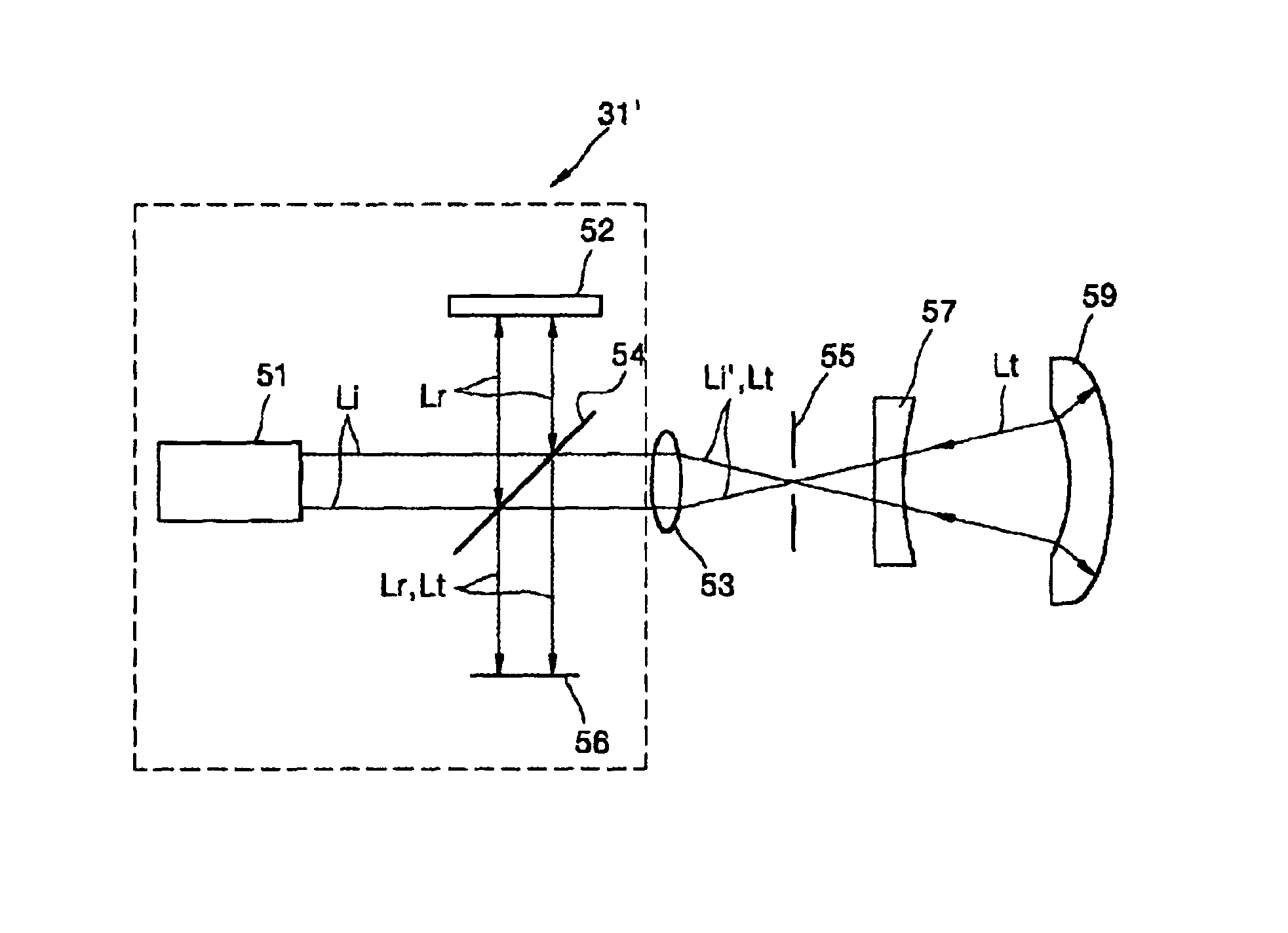 Apparatus for and method of measurement of aspheric surfaces using hologram and concave surface