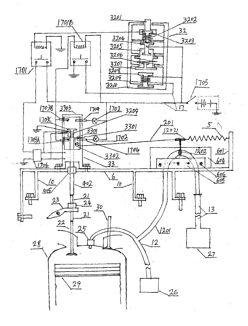 Machine external apparatus for maintaining multi-cylinder engine high-efficiency operation