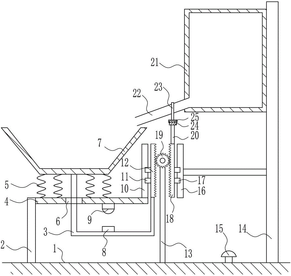 Automatic water adding device for water trough for animal husbandry