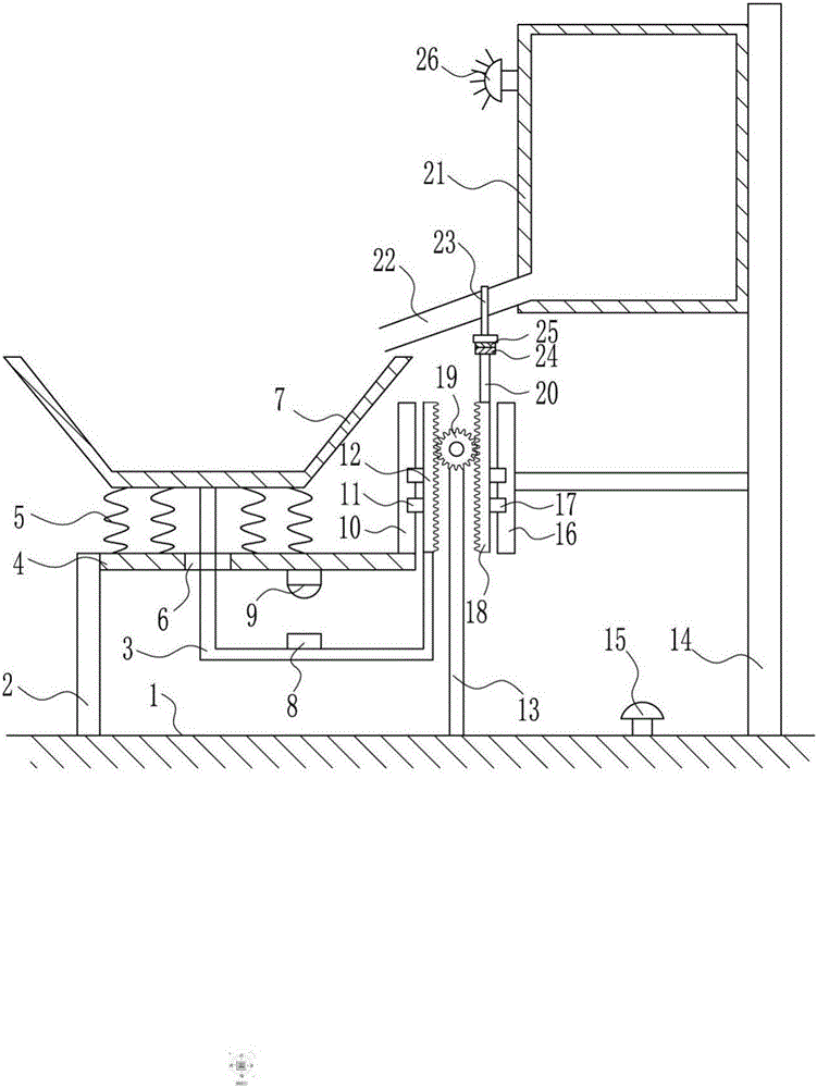 Automatic water adding device for water trough for animal husbandry