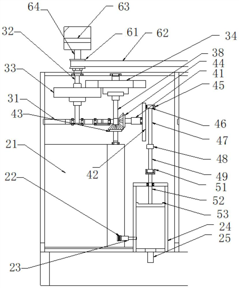 Material mixing device before freeze-dried powder preparation