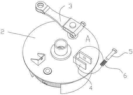 Brake with limit device