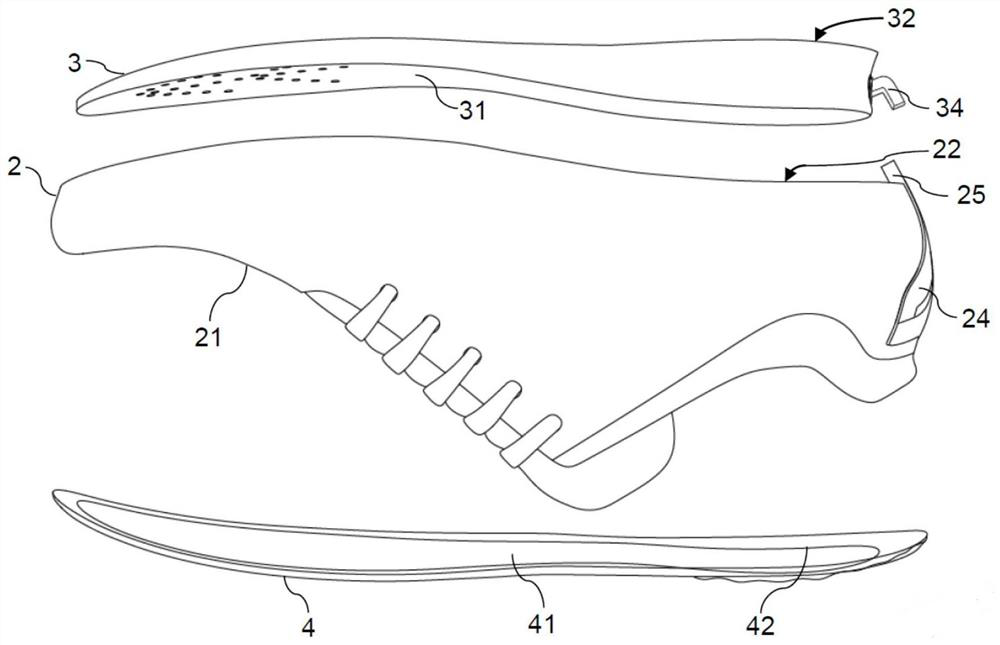 Method for manufacturing a shoe with an air pumping device configured with an air box in the midsole