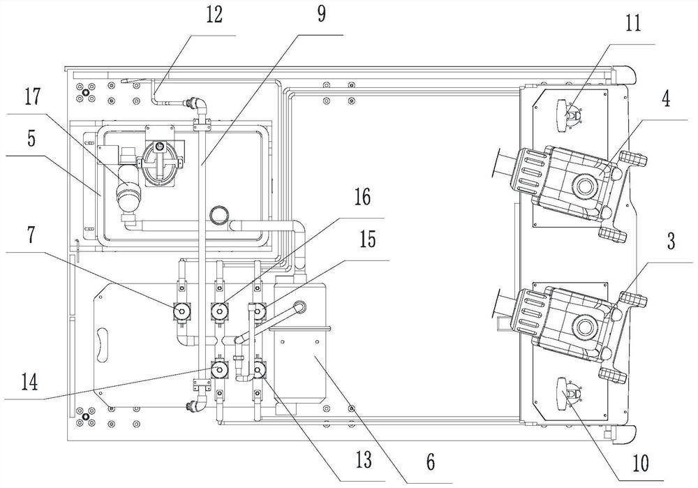 Water jetting game machine with atmosphere device