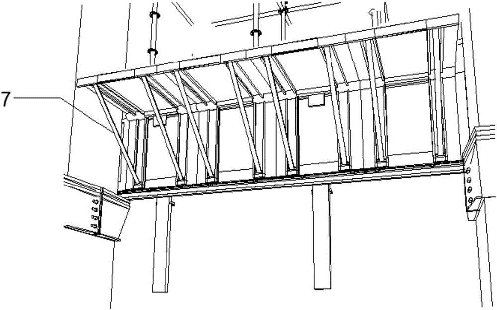 Sliding mode construction method for subway vehicle depot beam plate concrete structure