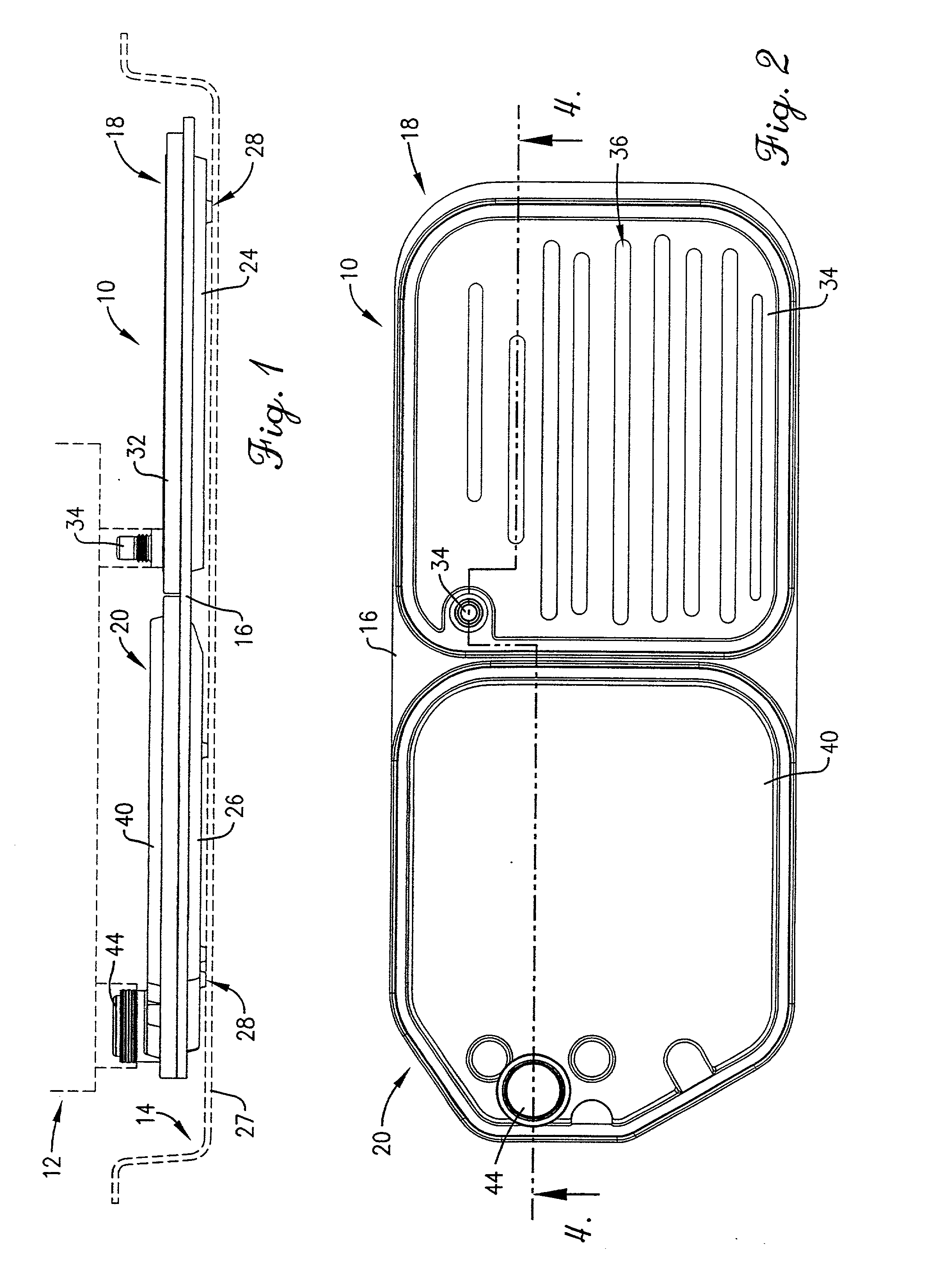 Return-side filter for use in a vehicle transmission