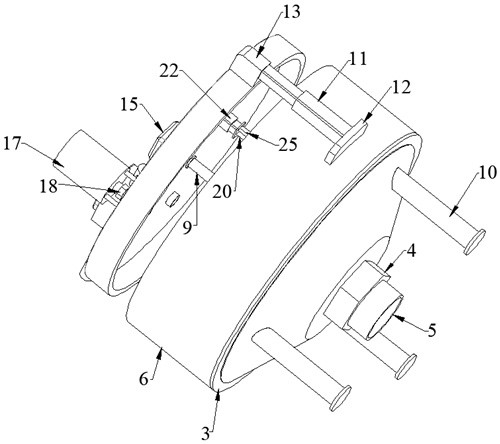 Device and method for preparing natural antibacterial cotton-containing modal chitosan fiber blended knitted fabric