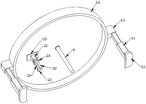 Device and method for preparing natural antibacterial cotton-containing modal chitosan fiber blended knitted fabric