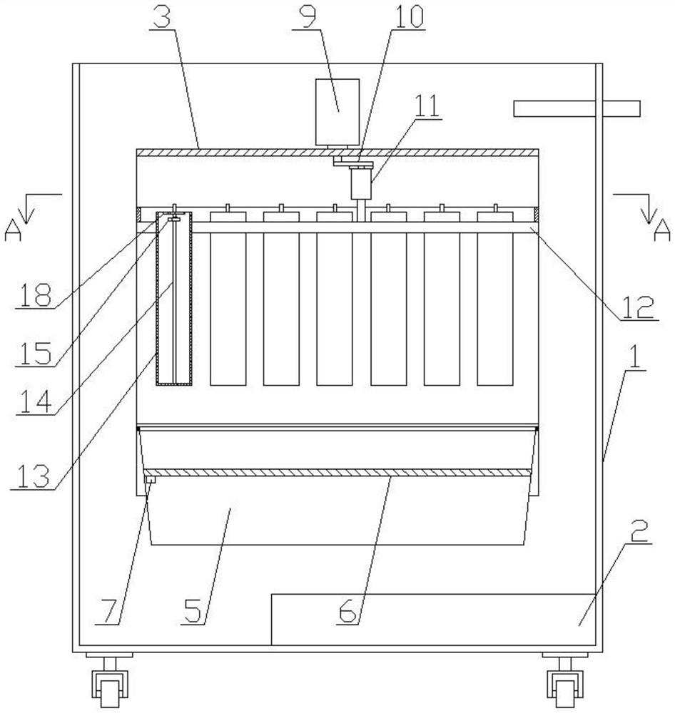 A high-efficiency cleaning device for drinking water bottles of transgenic mice