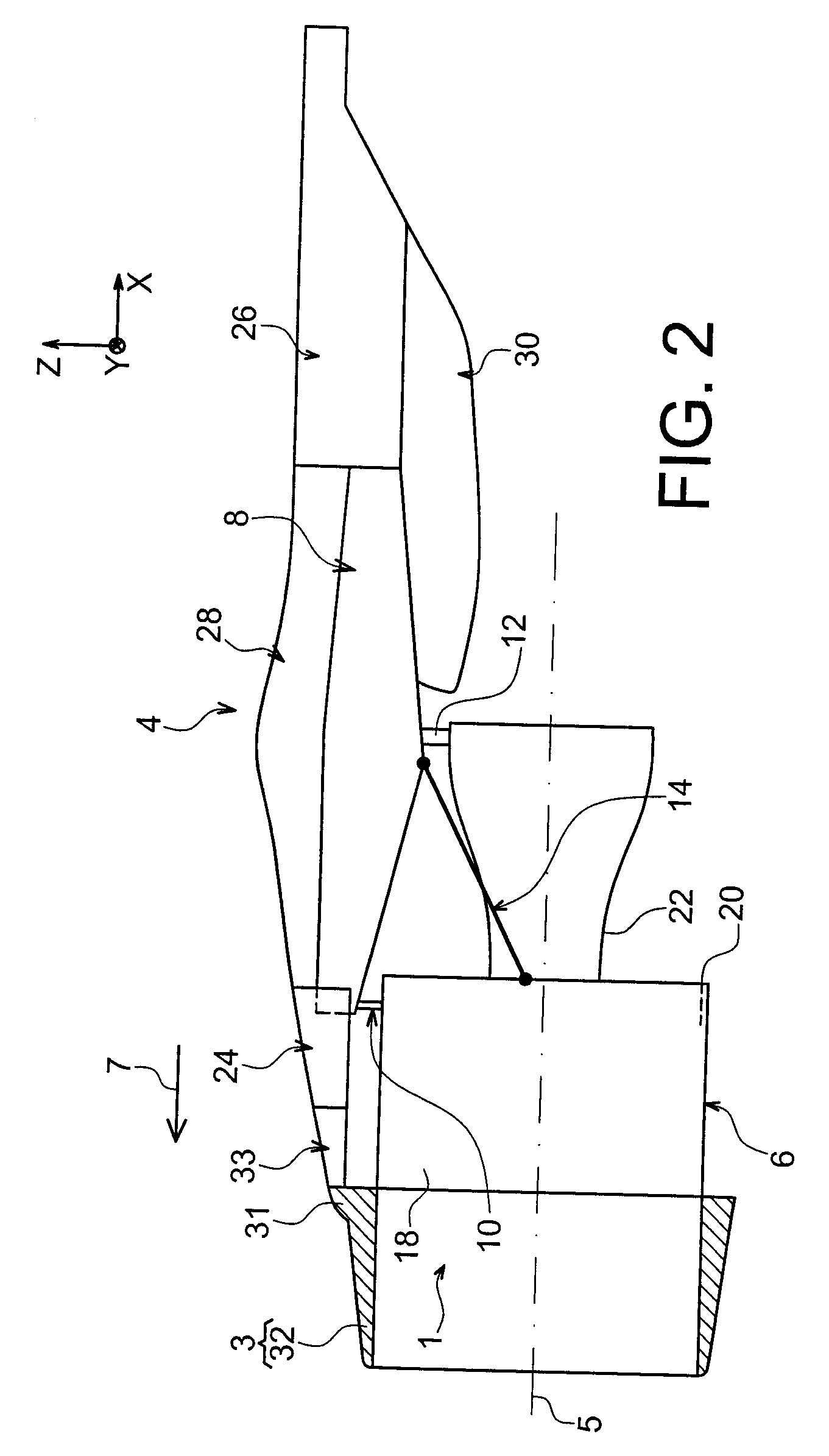 Engine assembly for aircraft comprising an aerodynamic coupling fairing mounted on two separate elements