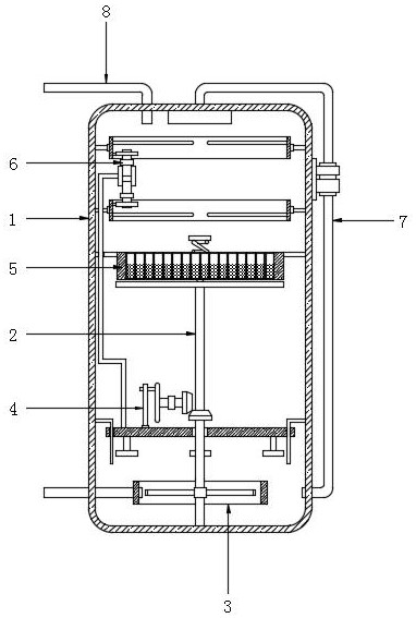 Residue hydrocracking device