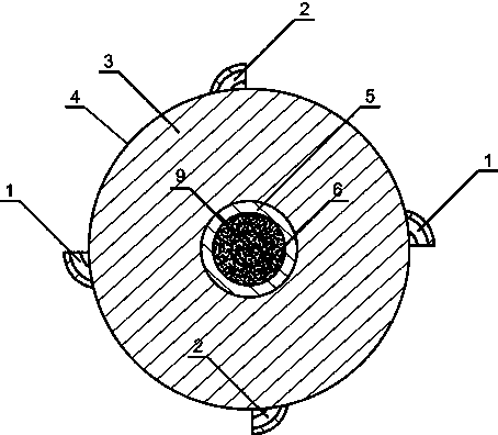 A miniature regenerative diffused uniform combustion device with a tapered combustion chamber