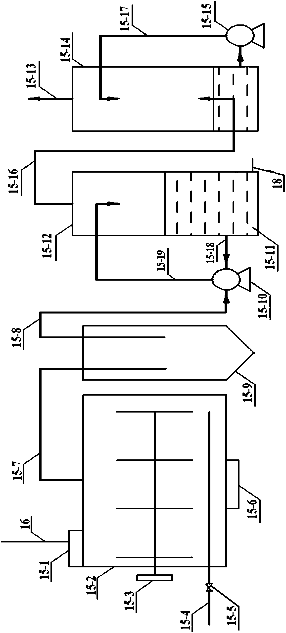 Device for treating biurea condensation sewage generated from preparation of ADC (Azodicarbonamide) foaming agent with urea method and use method of device