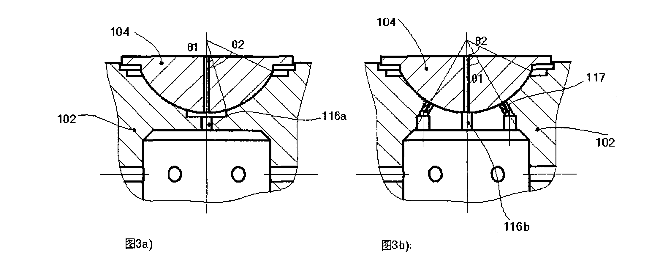 Air type position compensation device