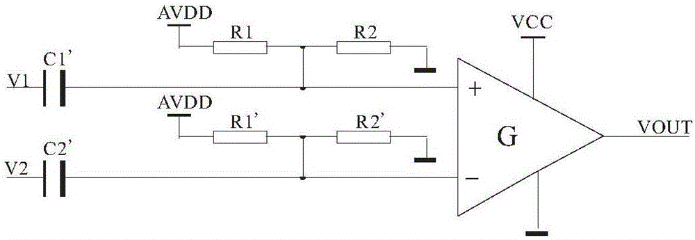 Front-end processing circuit for physiological electric signal collection