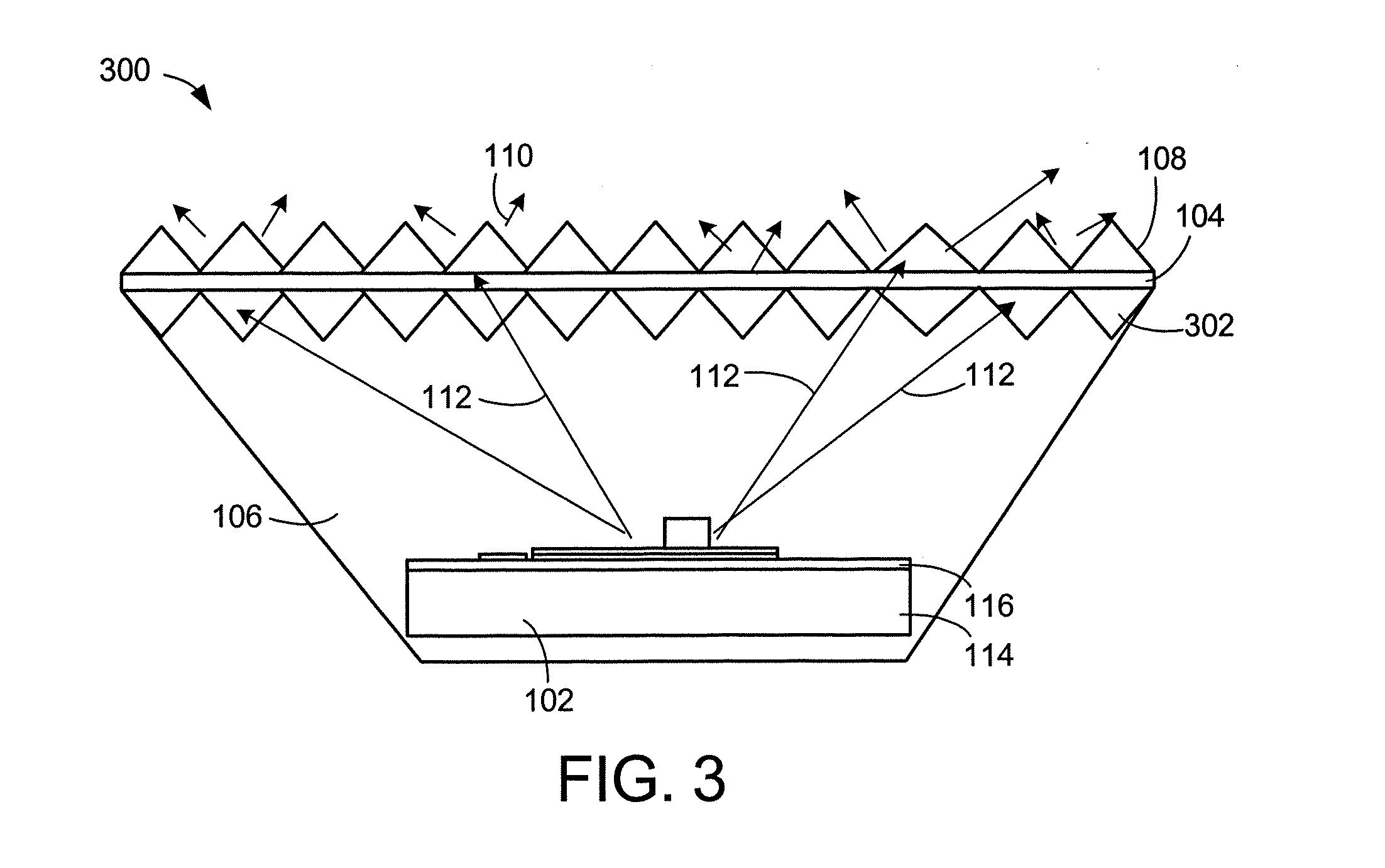 Textured phosphor conversion layer light emitting diode