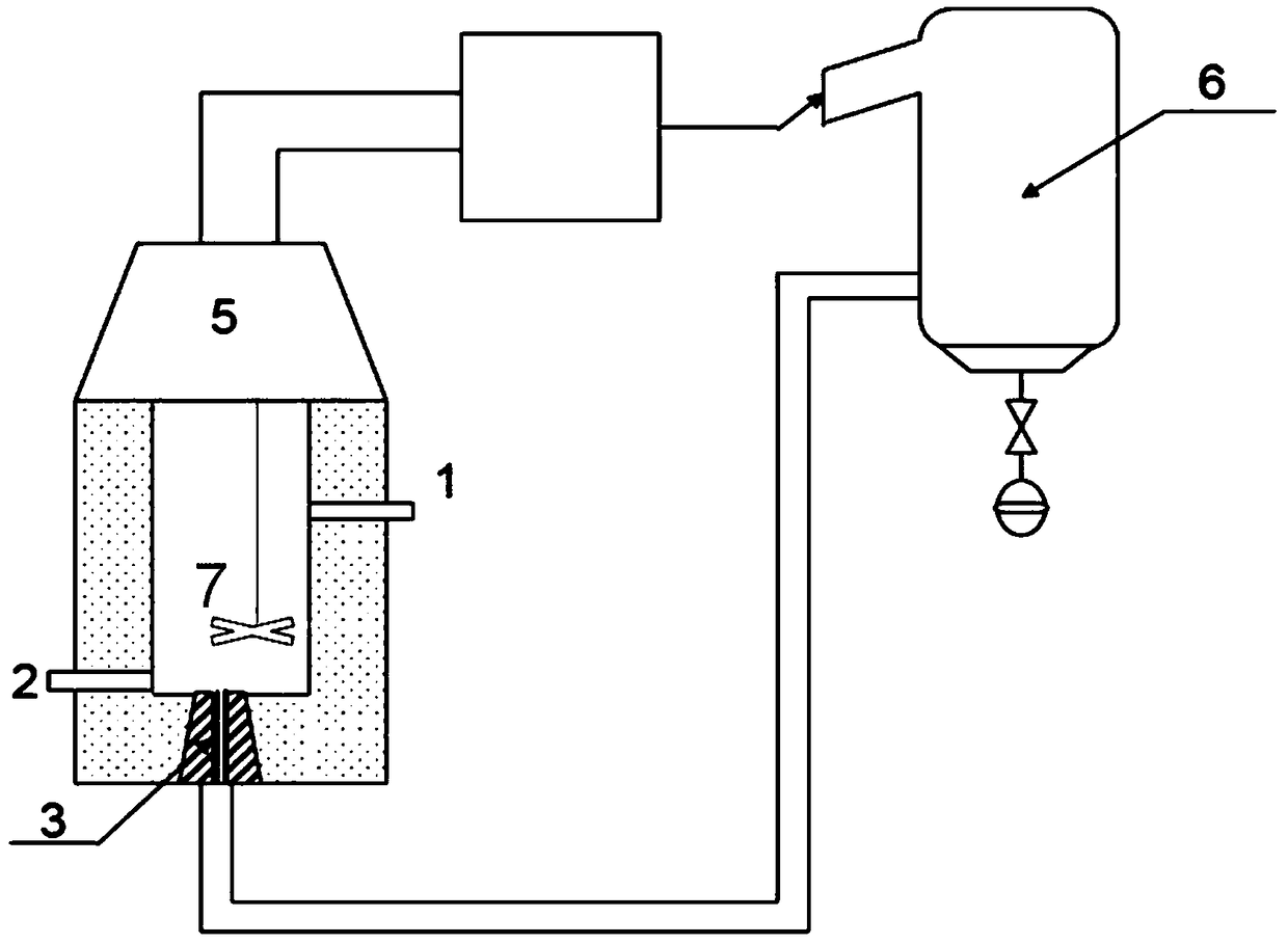 A method for removing carbon from vanadium-containing iron water by injecting CO2 or limestone