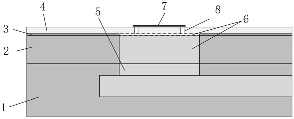 Coupled waveguide microstrip transition structure with low insertion loss