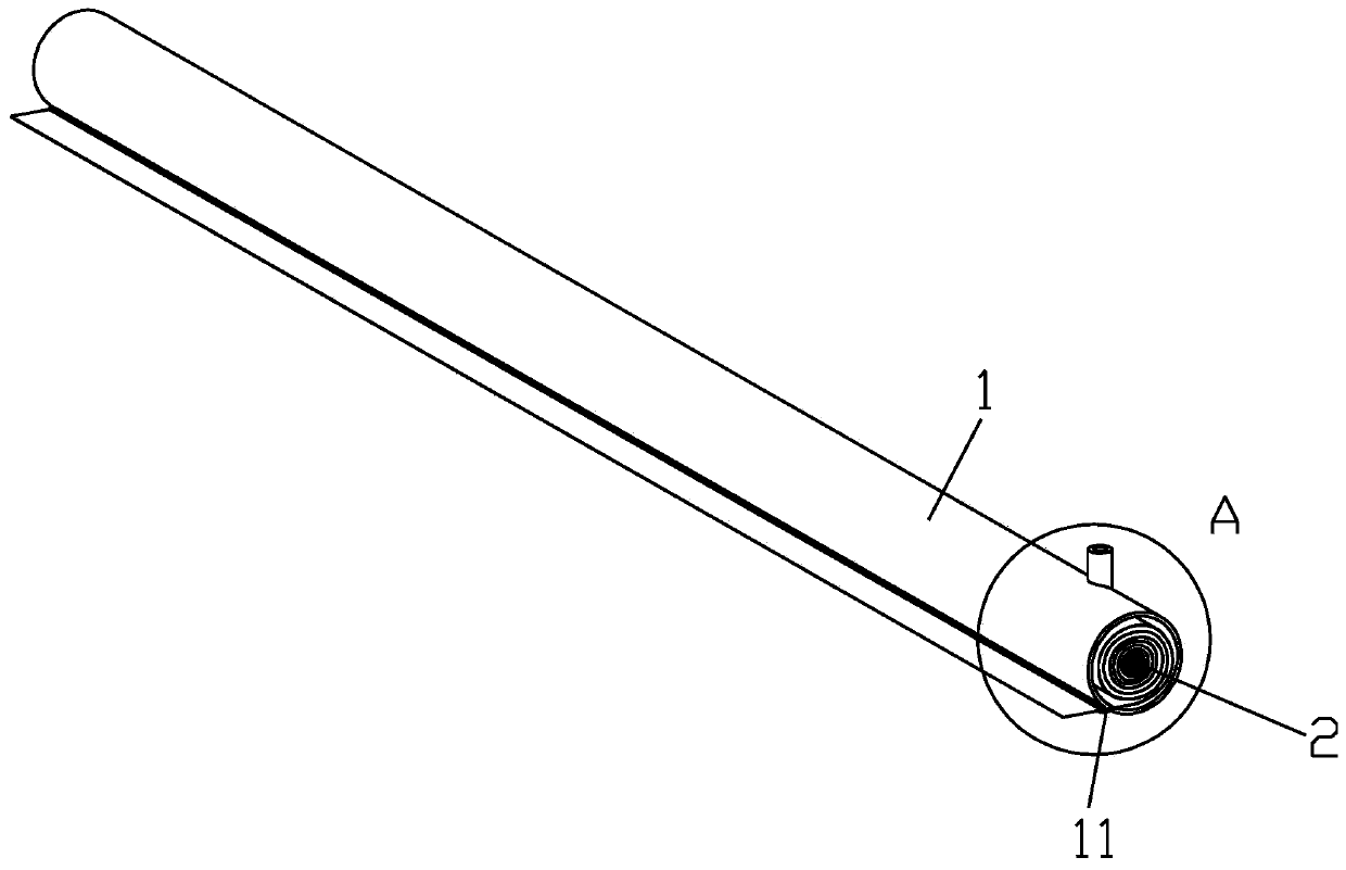 A foam concrete curing device