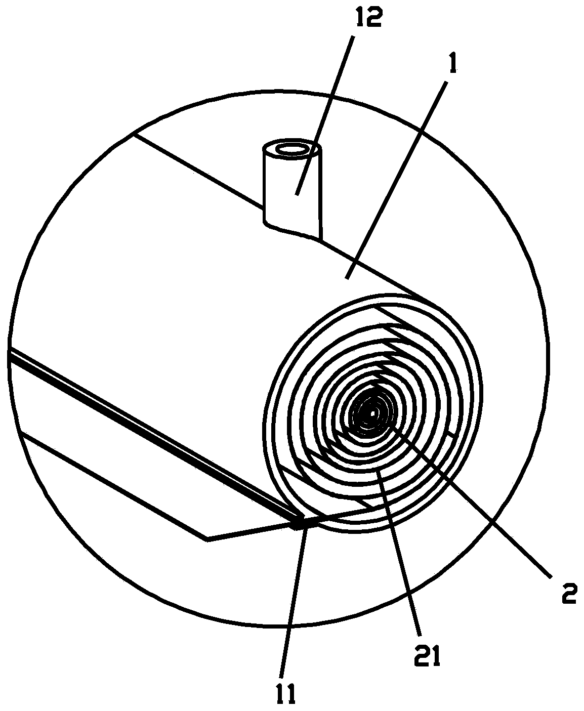 A foam concrete curing device