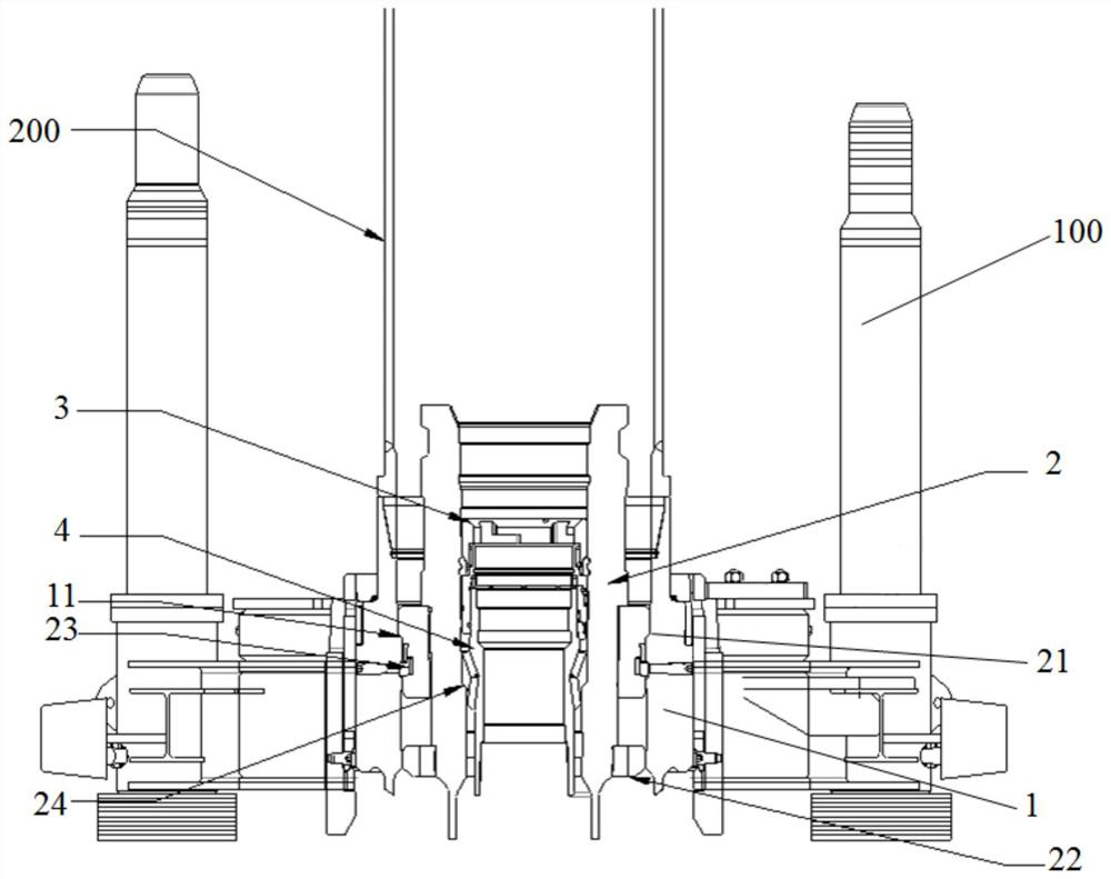 Underwater wellhead assembly for shallow water