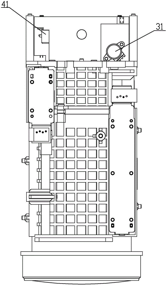 Optical lens for adjusting compensation back focal length through combination of horizontal and vertical light paths