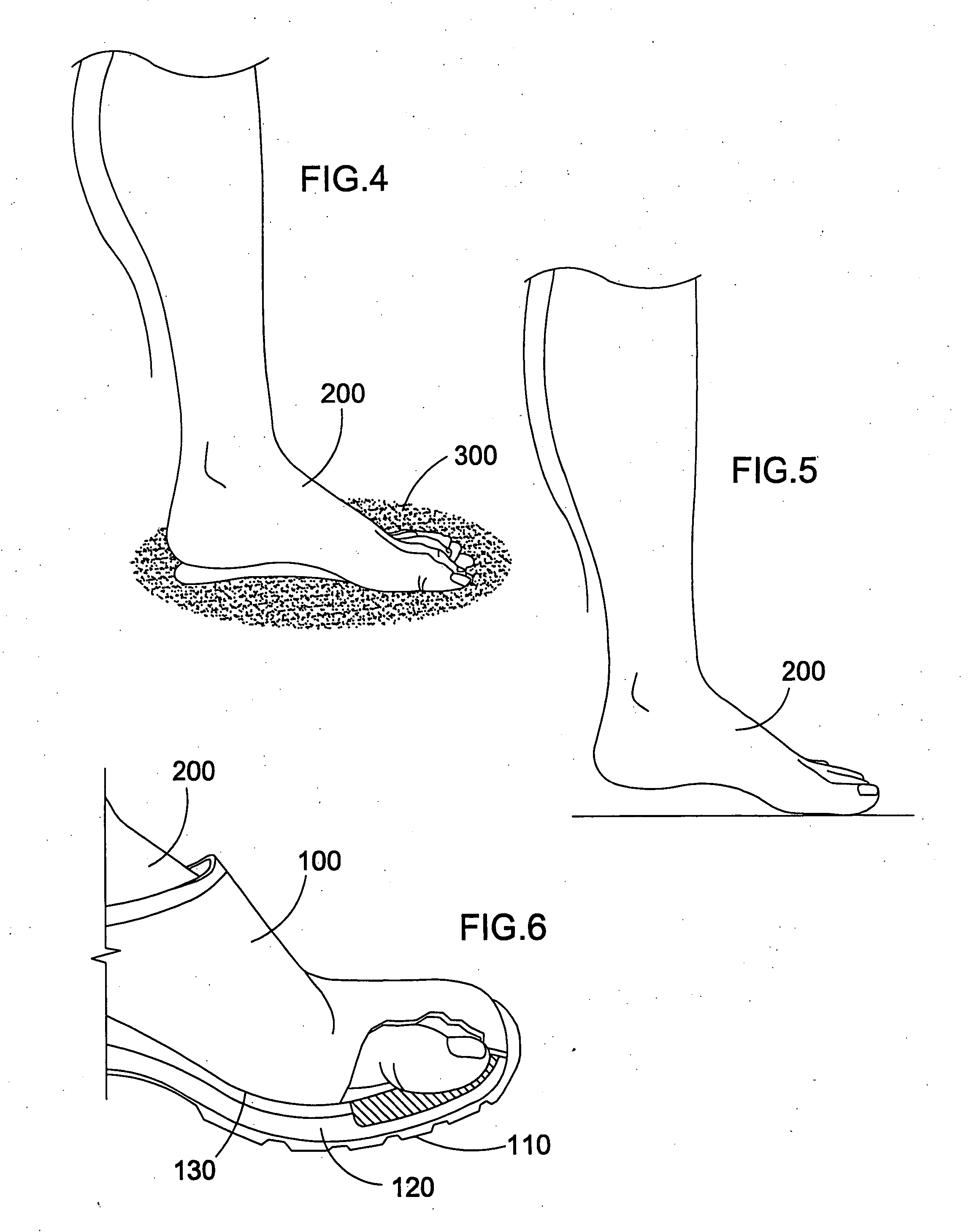 Shoe sole to improve walking, sensory response of the toes, and help develop leg muscles