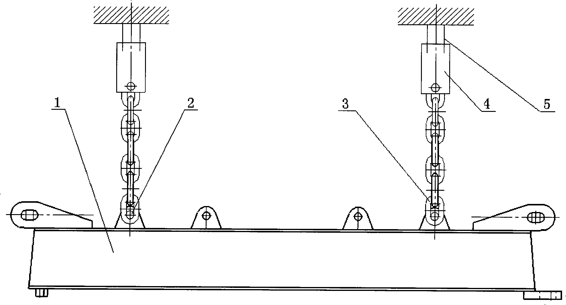 Laneway flexible conduit wiring conveying monorail crane