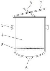 An integrated device for a garden with a garbage can and a flower stand that can be solidly separated