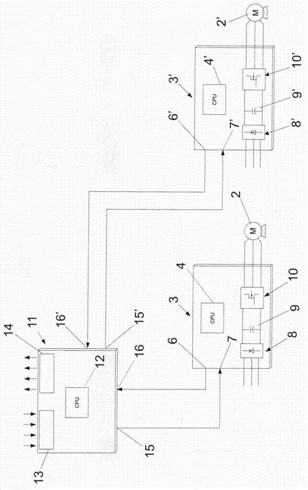 Drive system for driving moving walkways
