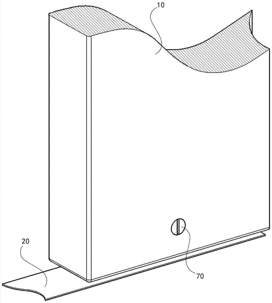 A non-contact limit device for hanging sliding doors and its application method