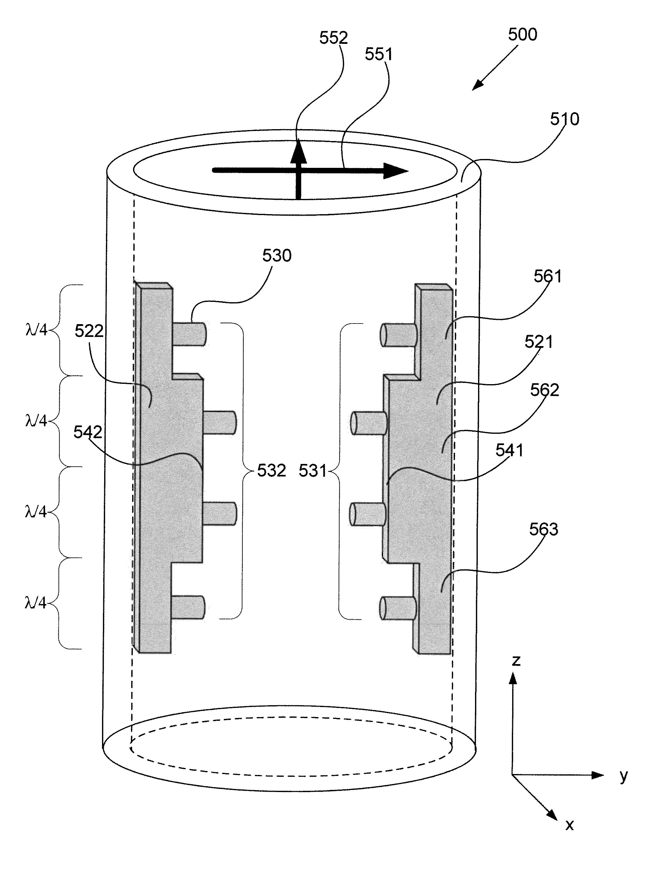 High power waveguide polarizer with broad bandwidth and low loss, and methods of making and using same