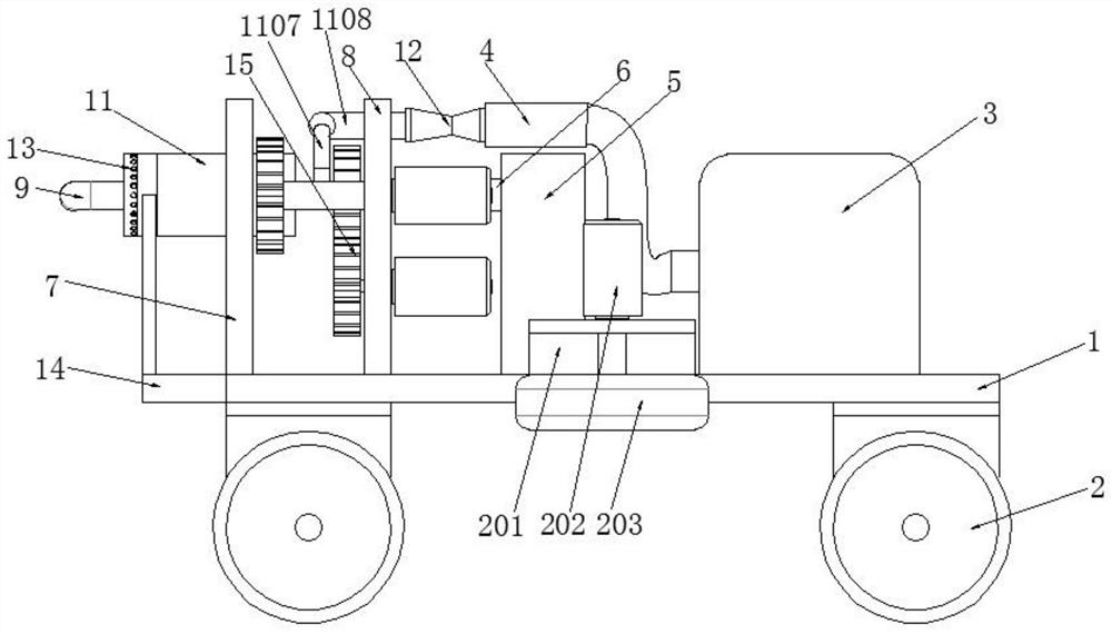 A pipeline inner wall spraying robot and spraying method