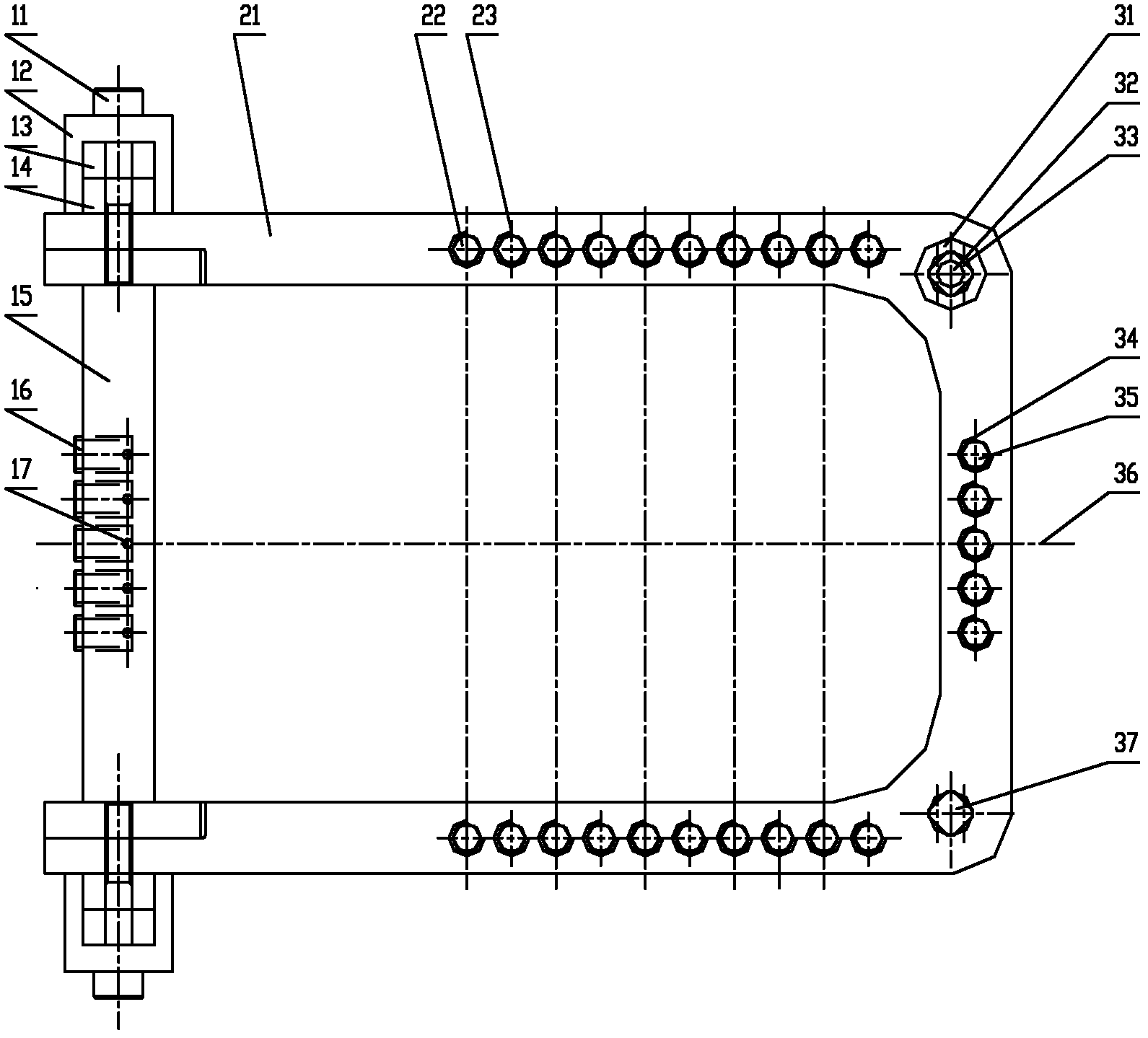 Dactylion separating and spreading device