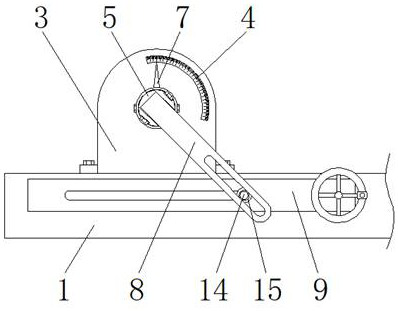 A piece of insulation materials that are convenient to adjust the angle cutting equipment for the processing material processing materials