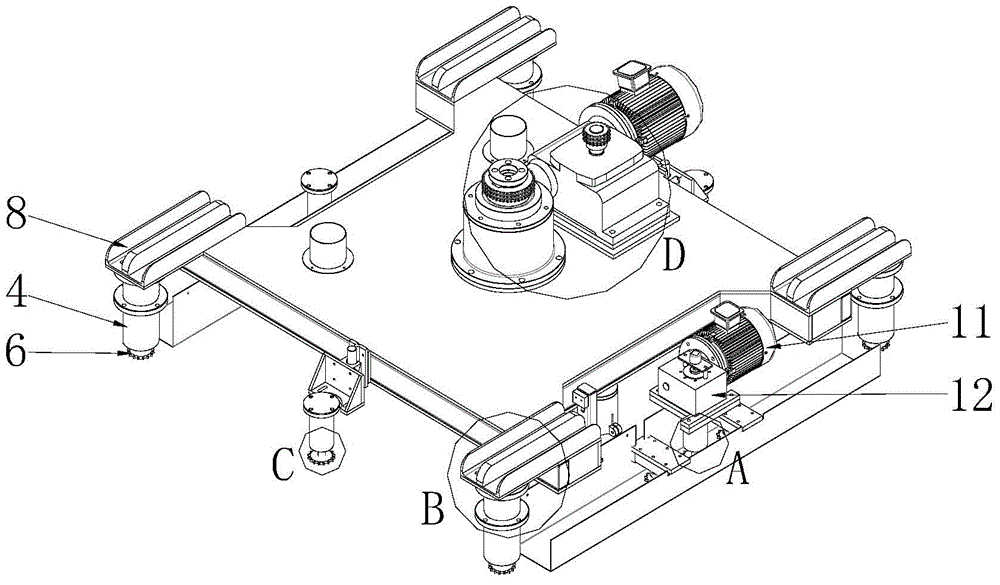 Novel rotary special-shaped polishing machine