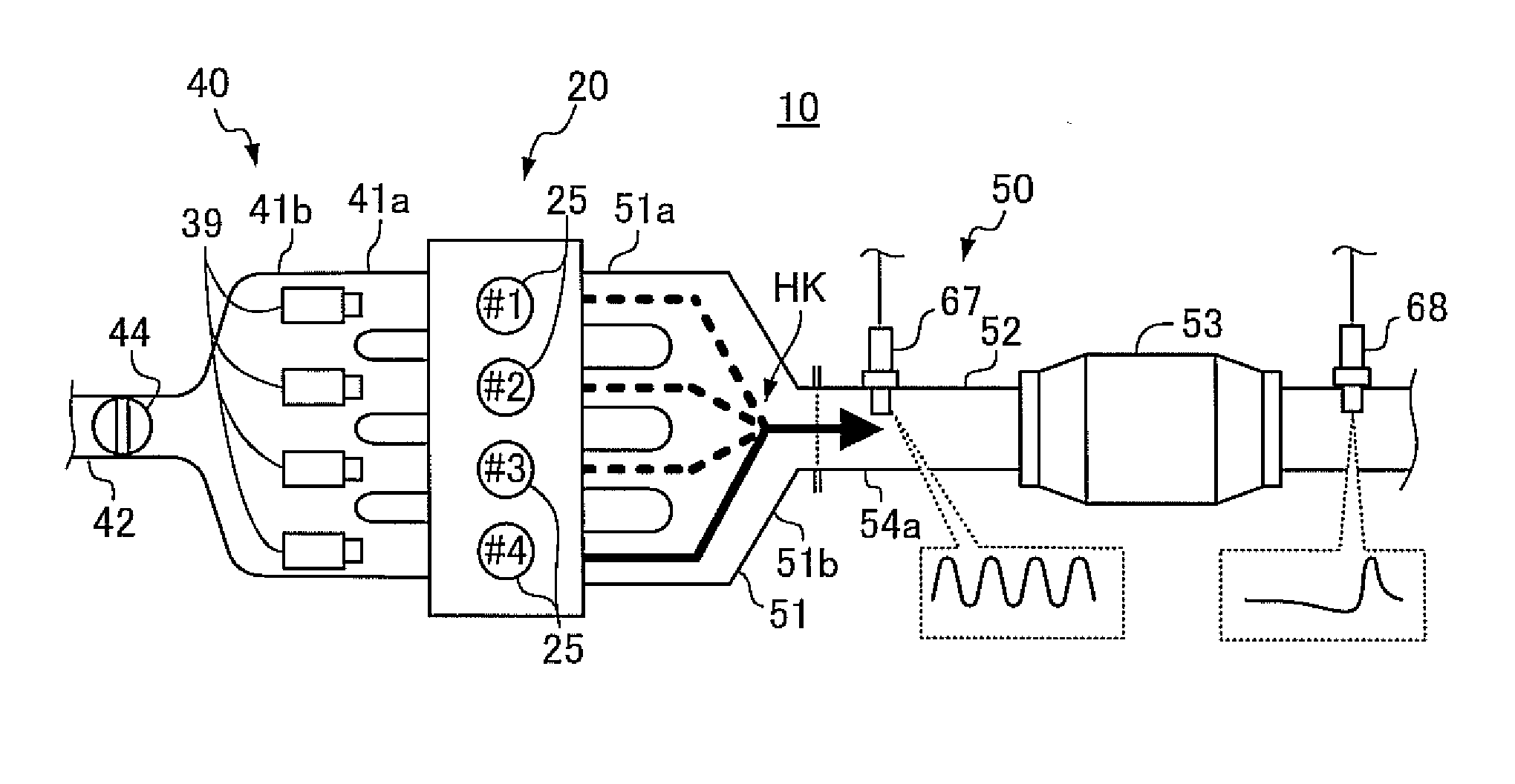 Air-fuel ratio imbalance among cylinders determining apparatus for an internal combustion engine