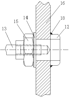 Tower drum internal integration truss device and installation method thereof