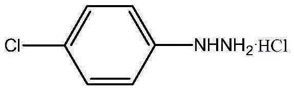 P-chlorophenylu hydrazine hydrochloride preparation method