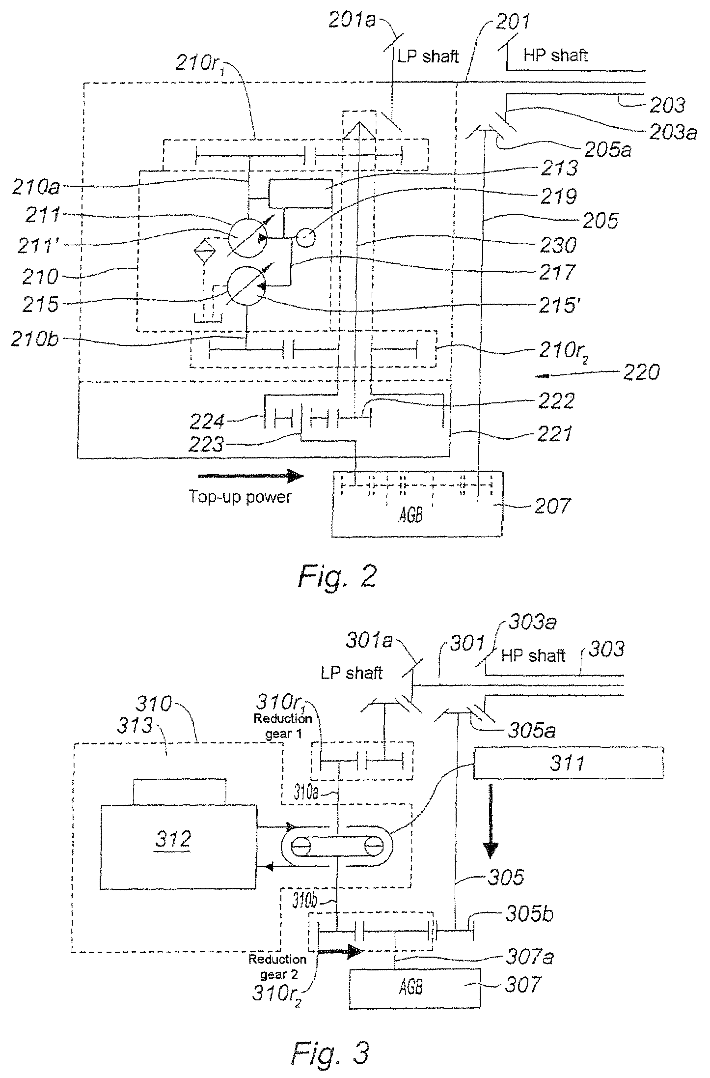 Device for driving accessory machines of a gas turbine engine