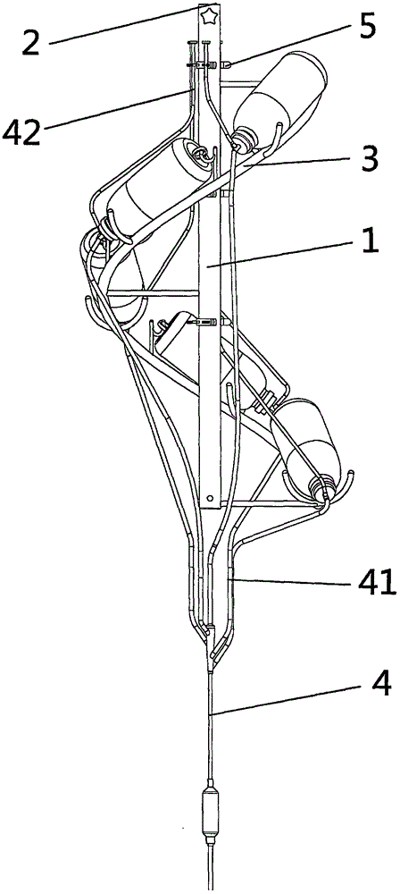 Novel multi-bottle series-connection infusion combination device