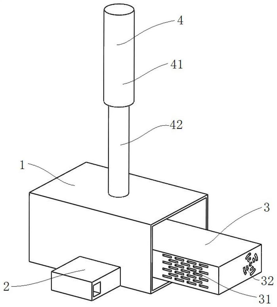 An anti-shock fast return projector device and its working method