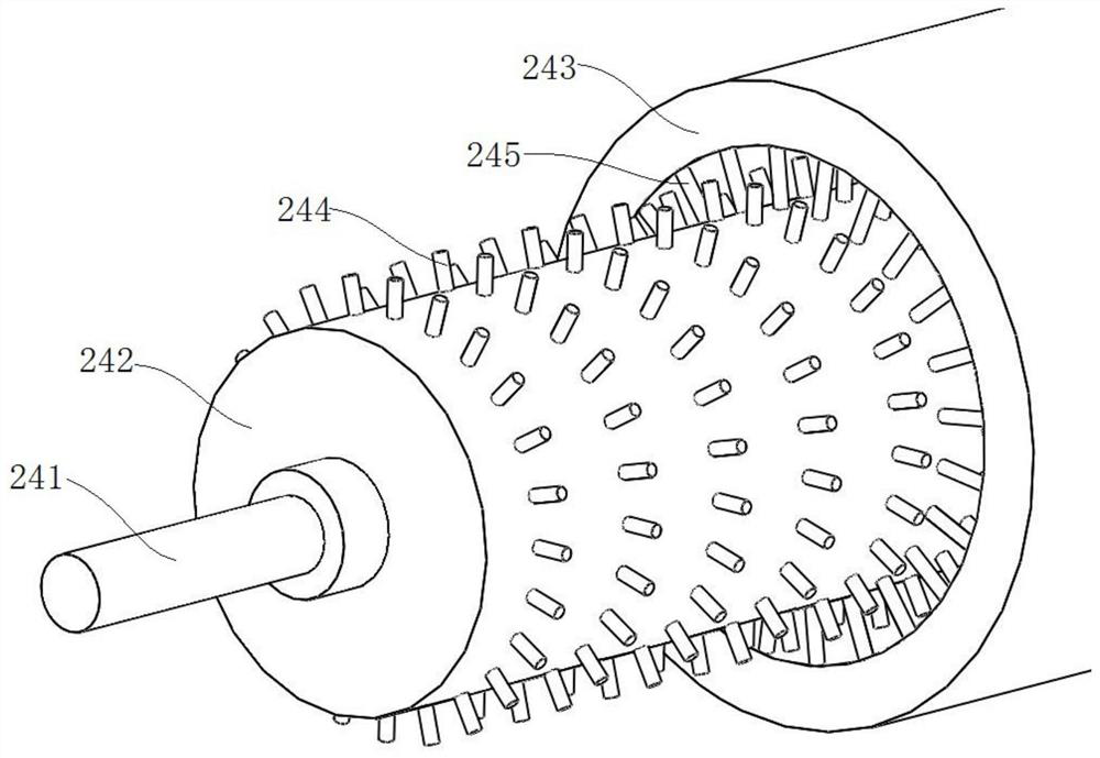 An anti-shock fast return projector device and its working method