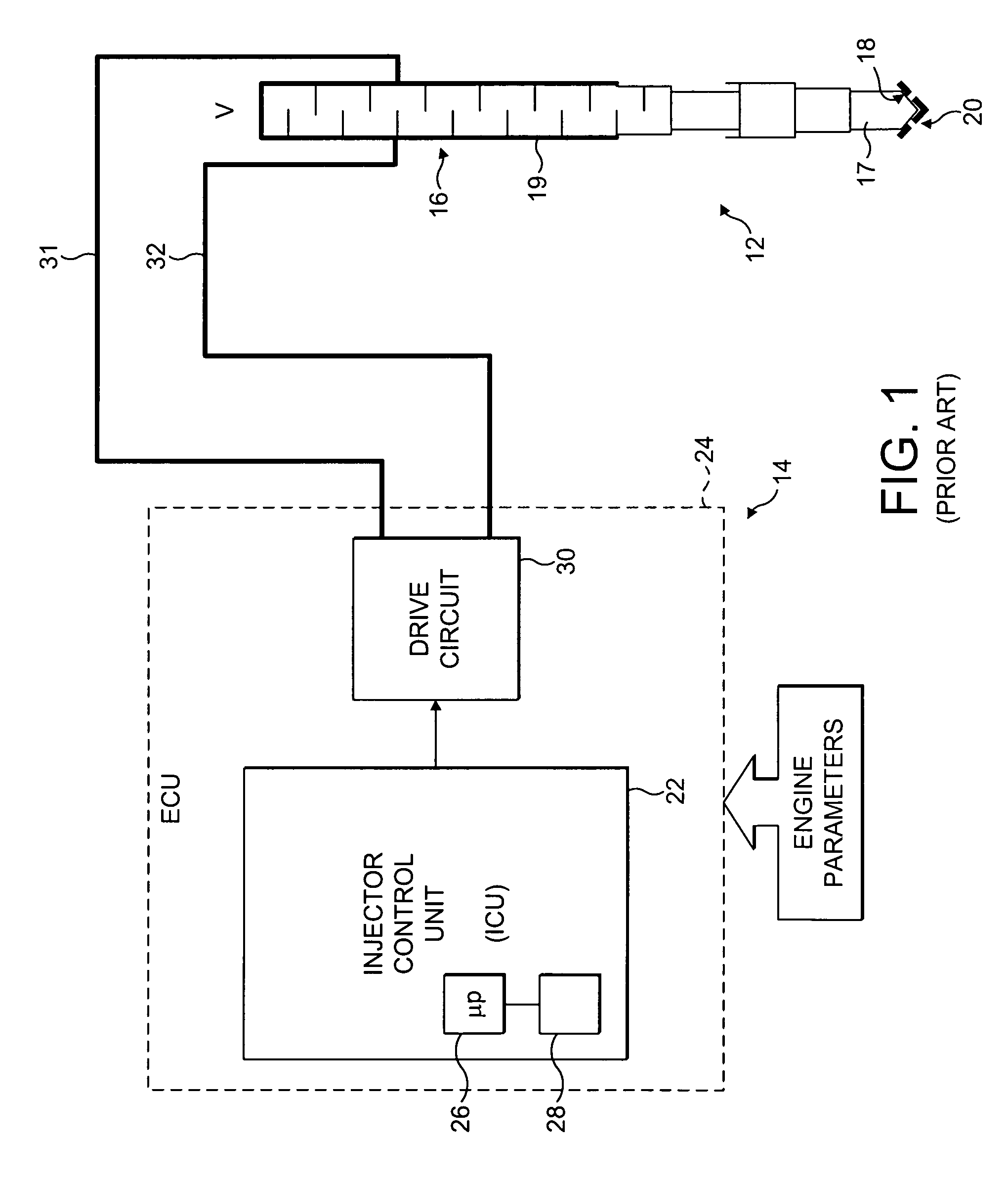 Detection of faults in an injector arrangement