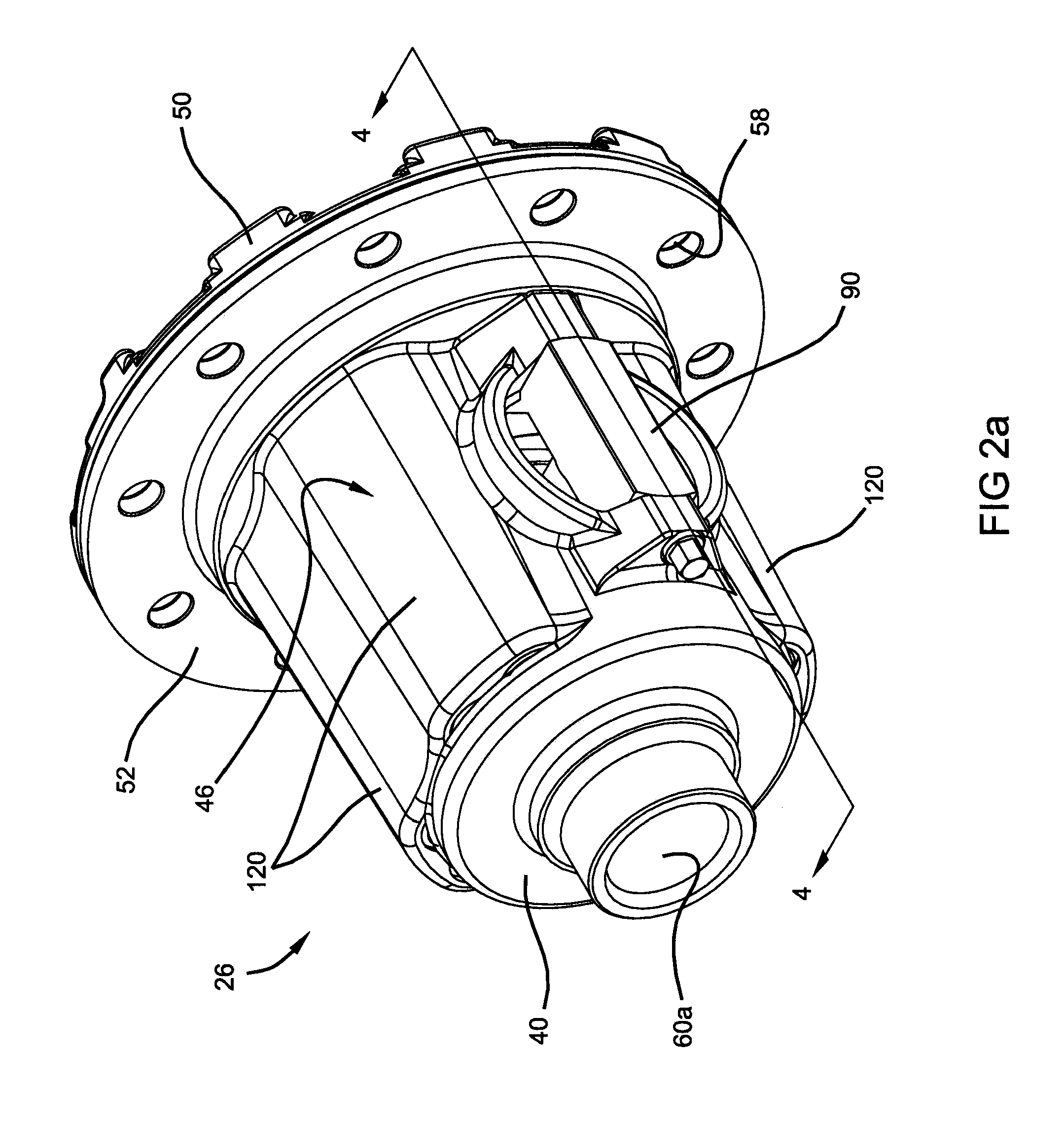 Spacer pin arrangement for helical gear differential